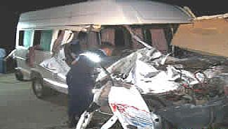 Imágenes del fatal accidente que se llevó 8 vidas