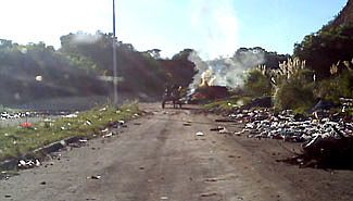 Lamentable: Volcadero en el Parque Nuevo