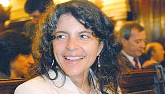 Los asambleistas salieron a despegarse pero Picolotti no se enteró