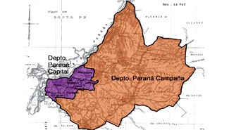Finalmente se presentó una ley para crear el departamento Paraná Campaña