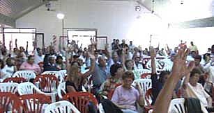 Cinco trabajadores de la Uner no quieren dinero proveniente de una minera