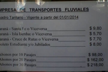 Defensoría del Pueblo intervino por el aumento del pasaje Paraná-Santa Fe