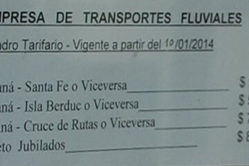 El valor del boleto interurbano a Santa Fe no bajó