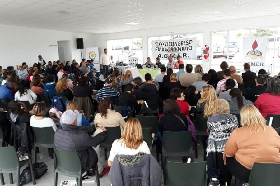 AGMER aceptó el 22%