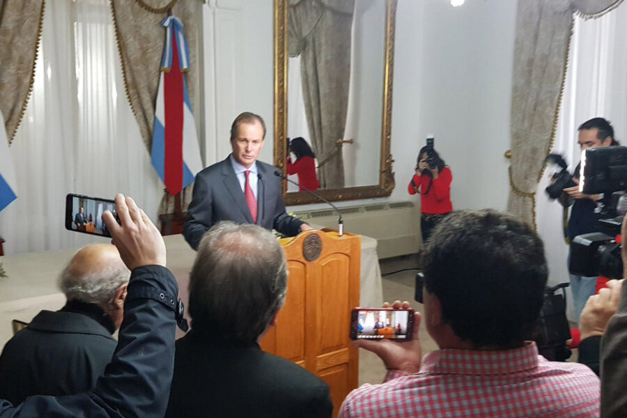 Bordet destacó su respeto a la línea editorial