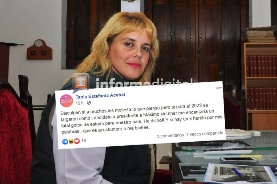 Ex candidata a gobernadora de Entre Ríos quiere un golpe en Argentina
