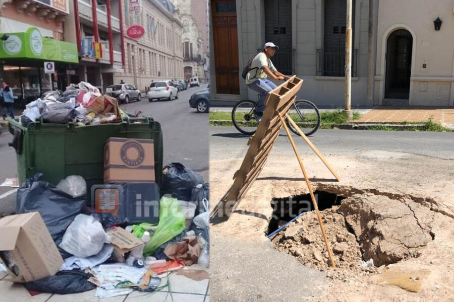 Bahl acordó para solucionar el tema de la basura y los pozos