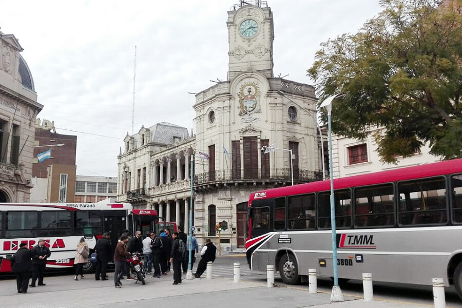Otra vez paro de colectivos