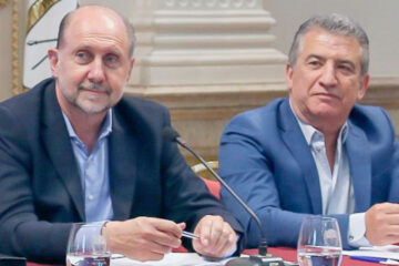 Perotti y Urribarri trabajan una agenda científica
