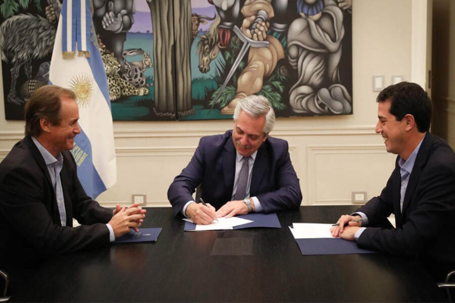 Alberto firmó con Bordet un crédito de U$S 50 millones para Entre Ríos