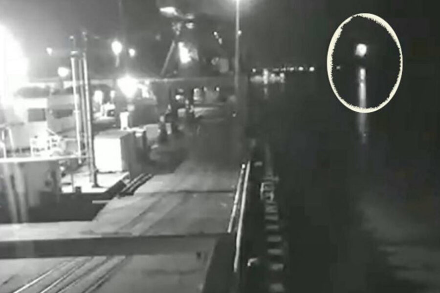 Video: cayó una bola de fuego en el río Paraná