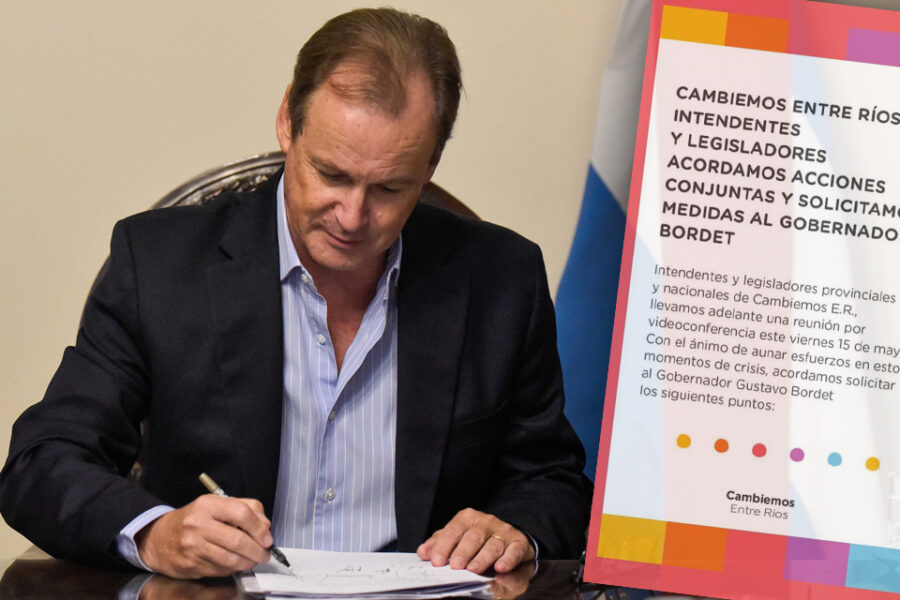 Cambiemos insiste en que Bordet los tenga en cuenta