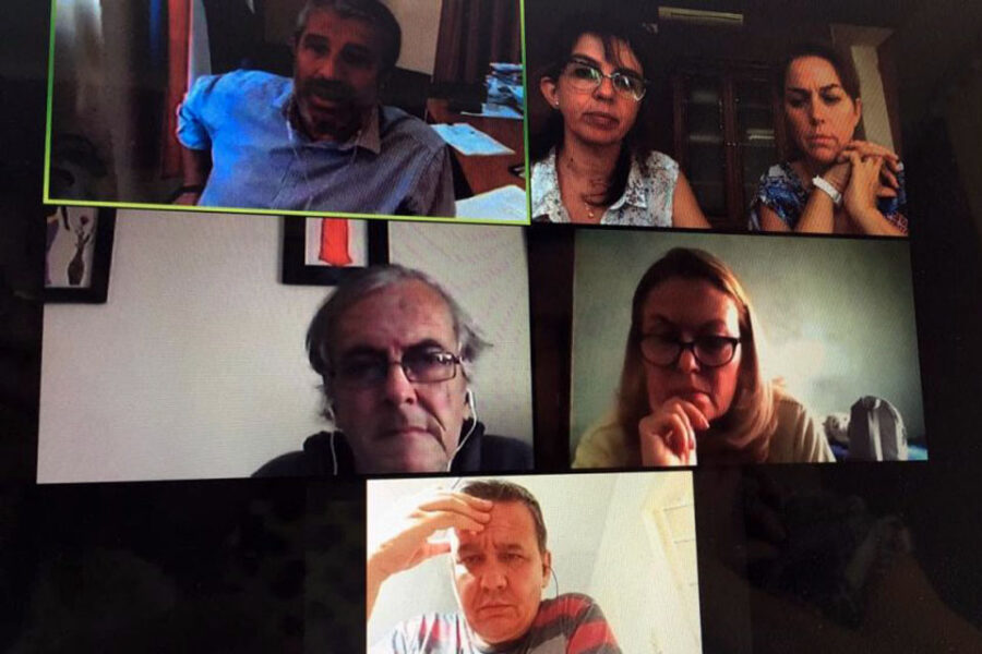 AGMER y el titular de la Caja analizaron los trámites on line