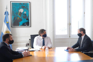 Puertos y cárceles en la agenda de Bordet con Cafiero