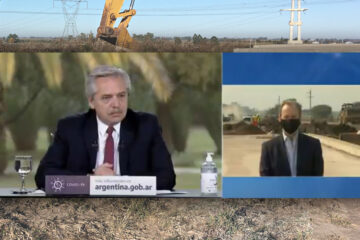 Bordet y Alberto presentaron reactivación de ruta 18 por $7.000 millones