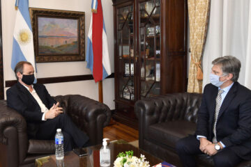 Bordet y el presidente del Instituto del Seguro planificaron nuevos proyectos