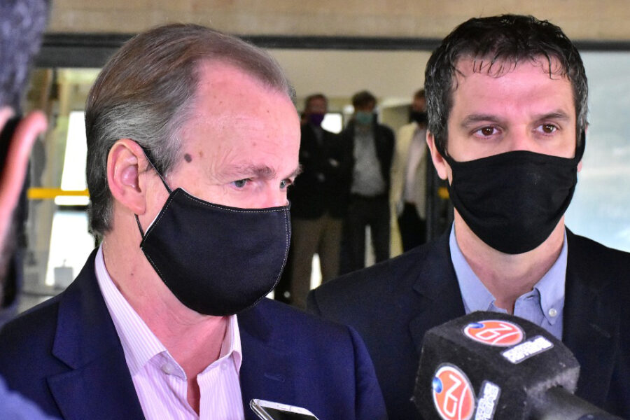 Bordet y Cresto firmaron convenios por $85 millones