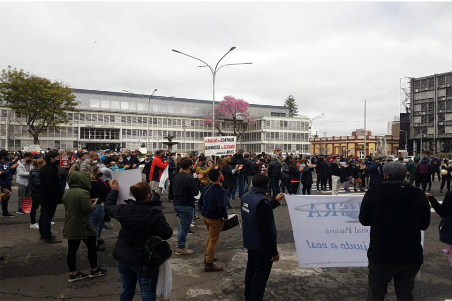 Sin políticos creció la protesta de bares y gimnasios