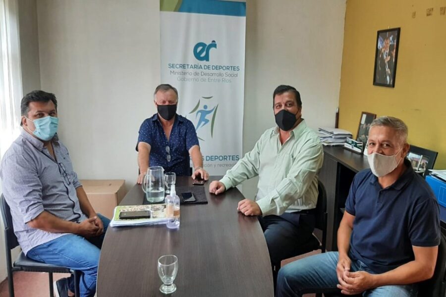 Casaretto aseguró fondos provinciales para su club deportivo