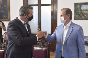 Bahl se muestra junto a Bordet con agenda de obras