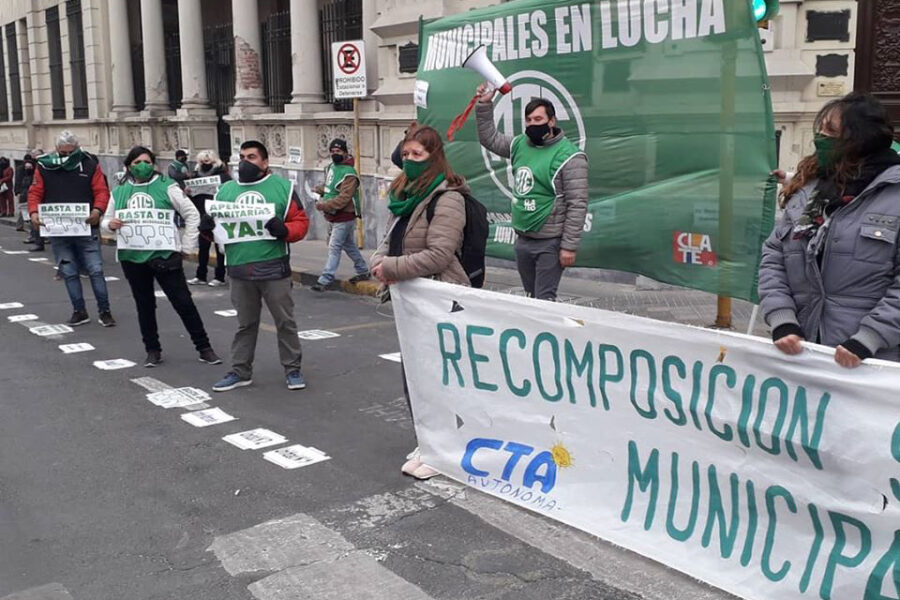 Estatales van al paro por la reapertura de paritarias