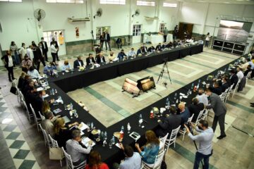 Intendentes del PJ se reunieron en La Histórica