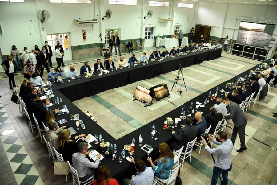 Intendentes del PJ se reunieron en La Histórica