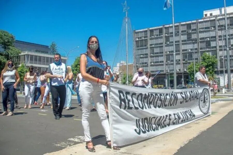 Judiciales de paro contra la ley de Emergencia Solidaria