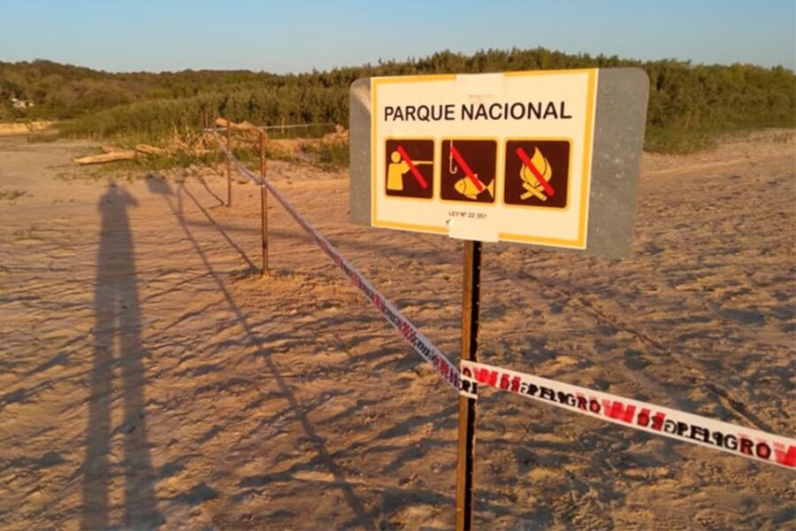 Se secó una parte del Pre-Delta