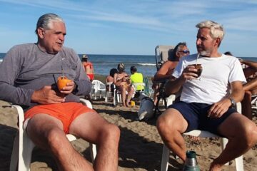 Frigerio tomando “mate” con López Murphy