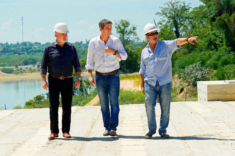 Intendentes remarcan el apoyo del Enohsa