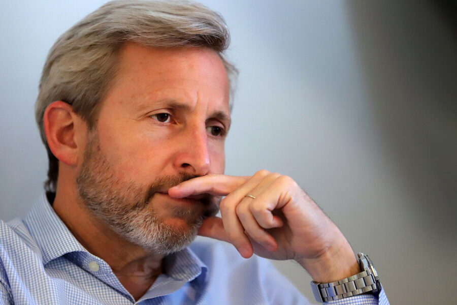 Con el PRO en el ojo de la tormenta Frigerio no esquivó el tema
