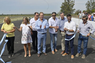 Bordet y Stratta inauguraron obras por $5.000 millones en La Paz