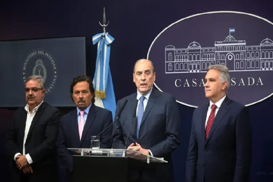 (Mención a Frigerio) Javier Milei encabezó su primera reunión con los 24 gobernadores