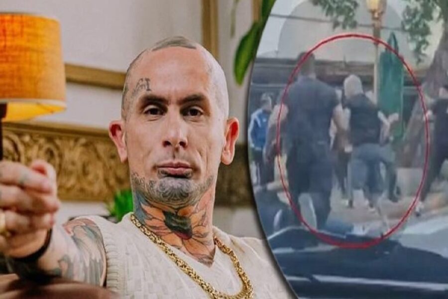 (Artista entrerriano) Se filtró el video de la brutal pelea del líder de Ke Personajes en Recoleta