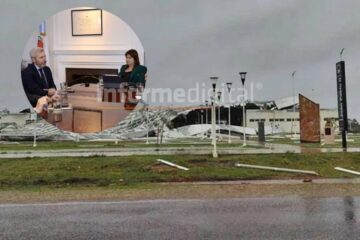 Emergencia climática: Frigerio coordinó con Bullrich ayuda para Entre Ríos