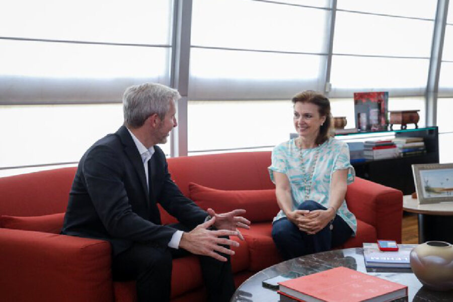 Frigerio se muestra cercano al gobierno nacional