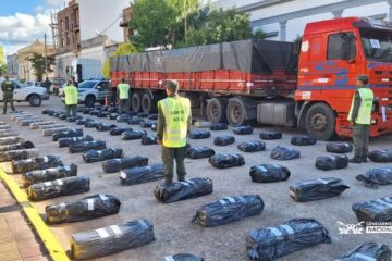 Entre Ríos: casi una tonelada de marihuana fue descubierta en un camión