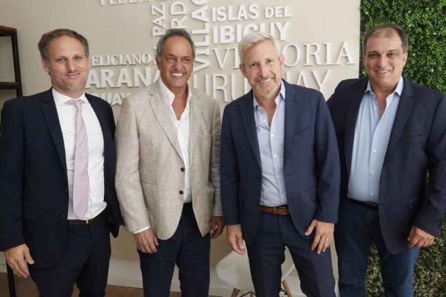 Entre Ríos: Daniel Scioli y empresarios de Brasil se reunieron con Rogelio Frigerio