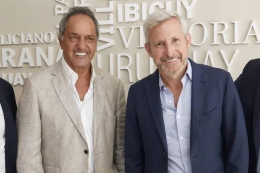 ¿De qué hablaron Frigerio y Scioli?