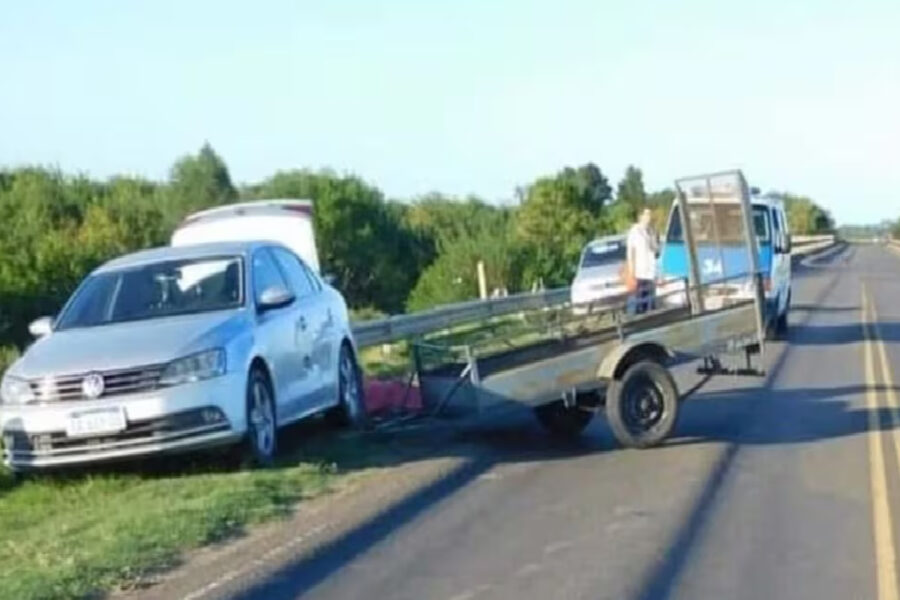 Tragedia en Entre Ríos: una mujer murió al ser atropellada por un tráiler mientras pescaba con su familia