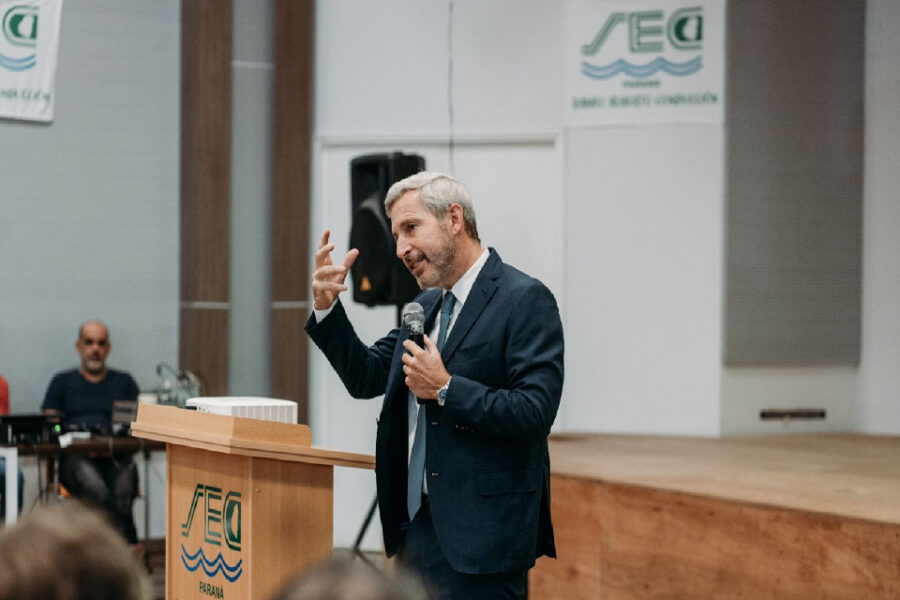 Frigerio habla de defender el 82% móvil de las jubilaciones