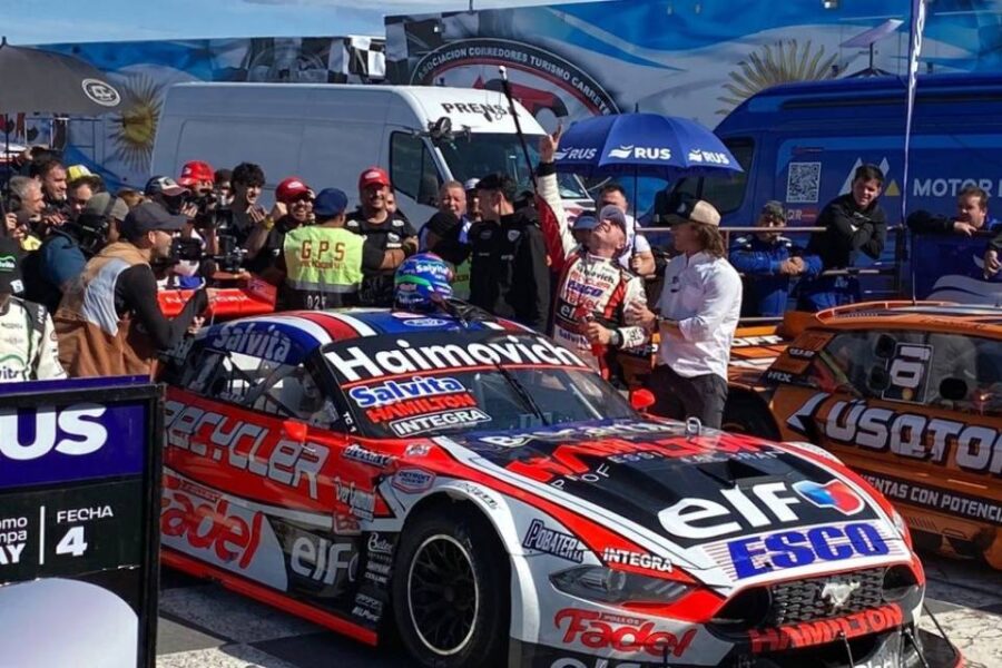 (Piloto entrerriano) Mariano Werner ganó en Toay e hizo historia en el Turismo Carretera con su Ford Mustang