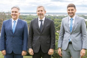 Frigerio y sus pares adelantaron reclamos a Nación