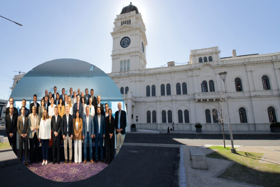 ¿Cuál es el patrimonio de Frigerio y sus funcionarios?