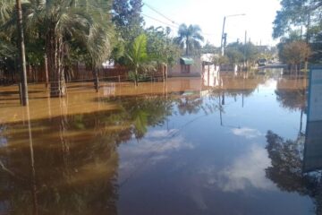 (En Entre Ríos) Inundaciones en Concordia: comenzó a descender el nivel del río Uruguay