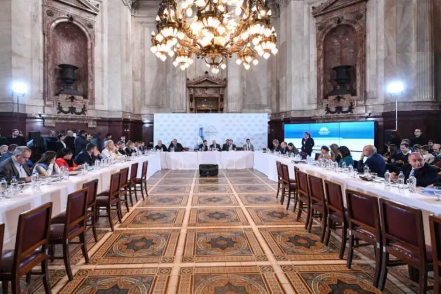 (Mención al entrerriano Kueider) Ley de Bases en el Senado: reunión clave entre Villarruel, Francos y los bloques dialoguistas