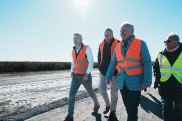 La provincia retoma la obra pública con críticas a la anterior gestión