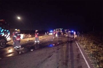(En Entre Ríos) Cuatro muertos en un choque frontal en la ruta en el comienzo del fin de semana largo