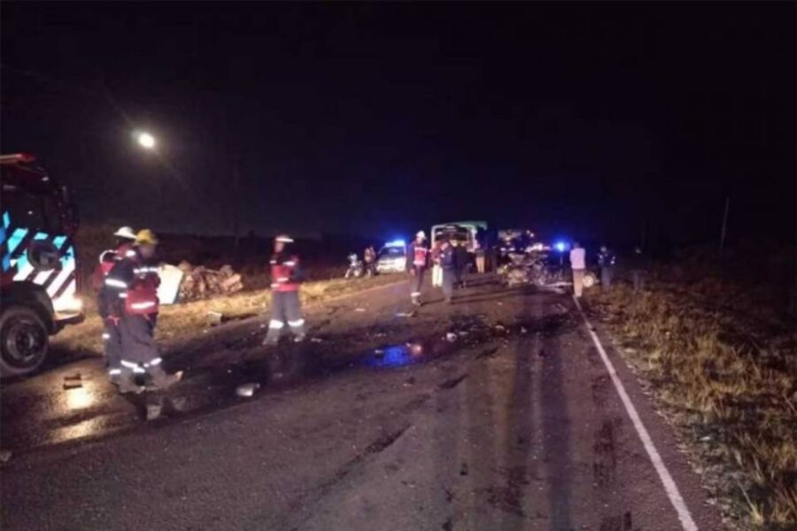 (En Entre Ríos) Cuatro muertos en un choque frontal en la ruta en el comienzo del fin de semana largo